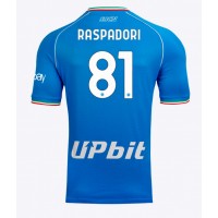 Camiseta SSC Napoli Giacomo Raspadori #81 Primera Equipación Replica 2023-24 mangas cortas